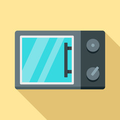 Microwave icon. Flat illustration of microwave vector icon for web design