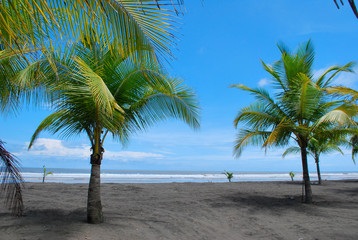 Bella playa tropical en Costa Rica