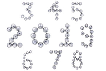 inscription 2019 to the new year from chrome wheel nuts. Twenty nineteen