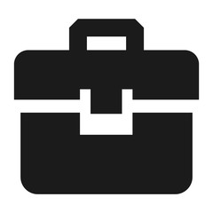 Suitcase icon. Simple illustration of suitcase vector icon for web design isolated on white background