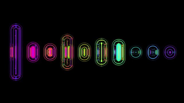 audio wave frequency beats background