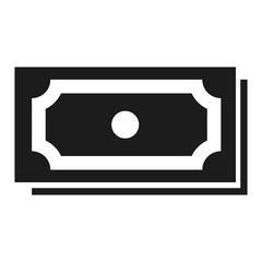 Dollar icon. Simple illustration of dollar vector icon for web design isolated on white background