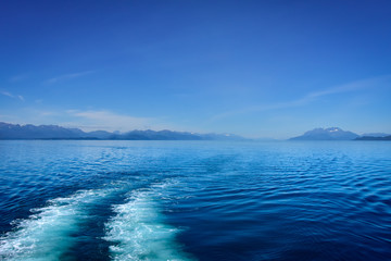 Wake Behind Boat