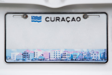 Autokennzeichen - Curacao/Karibik (Werbefläche)