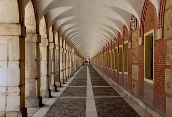 Arcadas del Palacio de Aranjuez, España