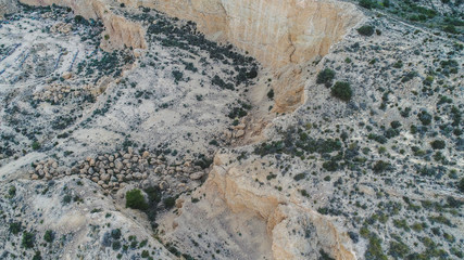 Roks and mountains from drone wives 