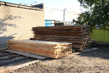 Sawmill, laying and storage of wood.