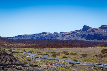 Beautiful landscape of  Teide national park, Tenerife, Canary island, Spain