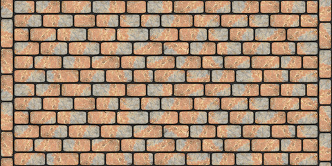 Pavement texture of regularly smooth stones 0022