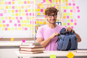 Student preparing for exams with many conflicting priorities 