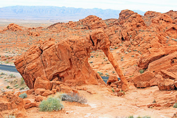 Elephant Rock in Valley of Fire SP, Nevada