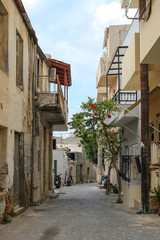 Narrow greek street