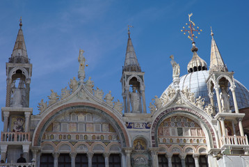 Fototapeta na wymiar St Mark's Basilica Venice 4351