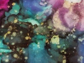 Dynamic hand-painted colorful abstract background. Amazing grunge original texture. Textured paint strokes on canvas. Simple close up backdrop. Beauty chaotic color splashes. Retro vintage style.