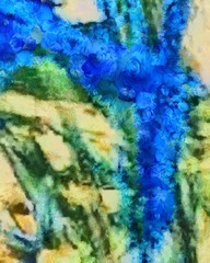 Dynamic hand-painted colorful abstract background. Amazing grunge original texture. Textured paint strokes on canvas. Simple close up backdrop. Beauty chaotic color splashes. Retro vintage style.