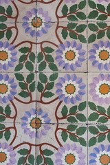 Vintage Ceramic with floral patterns 