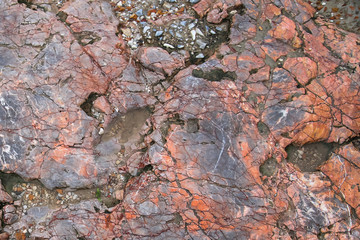 Red granite