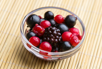 Various berries in bowl