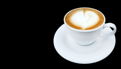 Hot coffee cappuccino latte