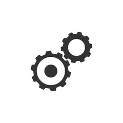 gear, settings, business icon. Element of business icon for mobile concept and web apps. Glyph gear, settings, business icon can be used for web and mobile