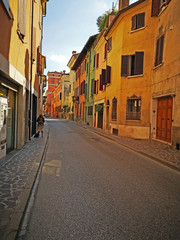 Fototapeta na wymiar Italy, Mantua, Giovanni Arrivabene street. 