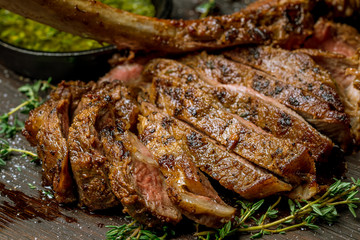 the Tomahawk steak
