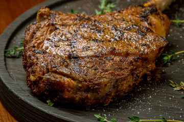 the Tomahawk steak