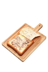 Coffin bread is a famous snack of Tainan in Taiwan. 