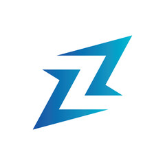 Letter Z volt logo