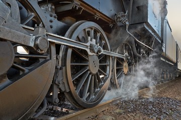 Steam Locomotive Closeup