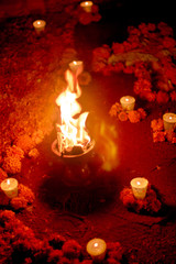 myrrh offering in fire