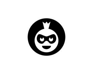 Ninja Face logo vector