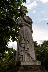 Fototapeta na wymiar A statue in Paris. 