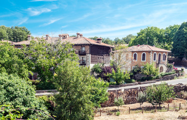 Fototapeta na wymiar Village of La Alberca in Spain