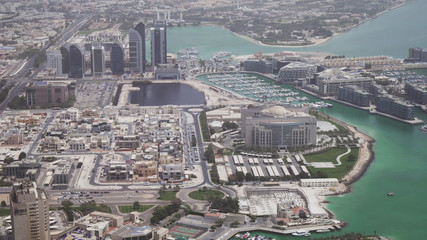 Obraz premium Beautiful top view of the Abu Dhabi