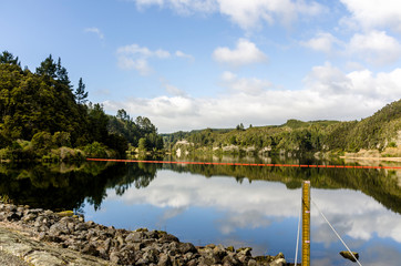 Fototapeta premium Lake Karapiro, New Zealand
