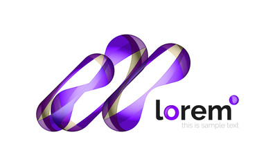 Abstract geometric business icon