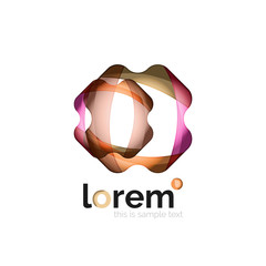 Abstract geometric business icon