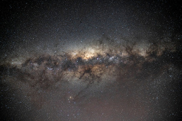 A close look at the center of the Milky Way Galaxy.  