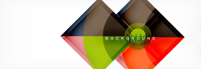 Modern geometric abstract background