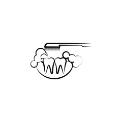 wash, tooth icon. Element of dantist for mobile concept and web apps illustration. Hand drawn icon for website design and development, app development