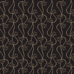 Tropical palm leaves, jungle leaves vector floral pattern background. Leaves texture pattern.Watercolor floral background.