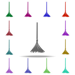 broom icon. Elements of Cleaners in multi color style icons. Simple icon for websites, web design, mobile app, info graphics