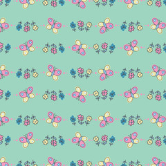 Childish pattern. Creative nursery background. Perfect for kids design, fabric, wrapping, wallpaper, textile, apparel