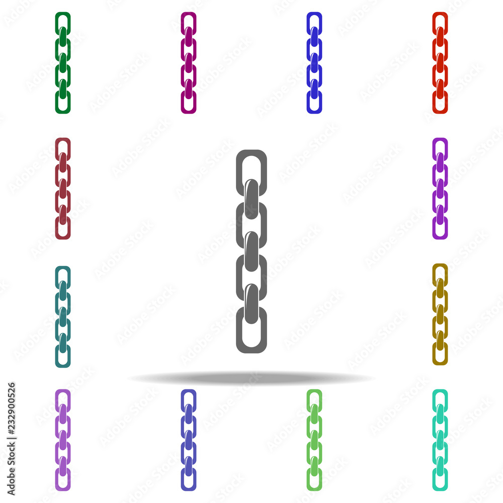 Poster chain icon. elements of logistic in multi color style icons. simple icon for websites, web design, m