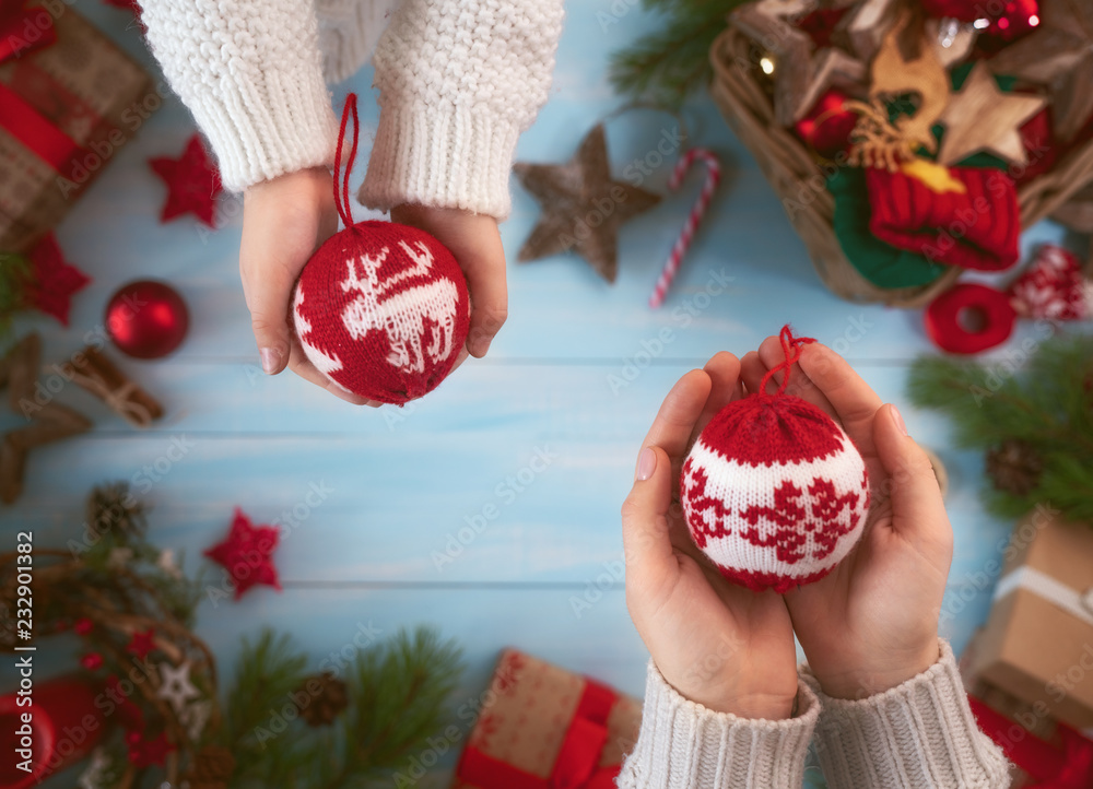 Canvas Prints Christmas Family traditions.