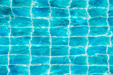 swimming pools background with reflection water.