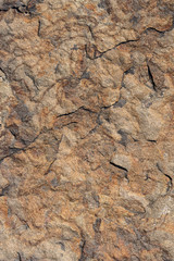 Orange and brown toned rock as a nature background