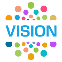 Vision Colorful Dots Circular 
