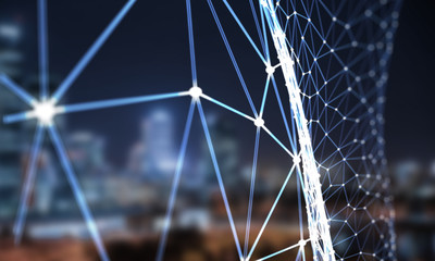 E-commerce and social concept. 3d rendering